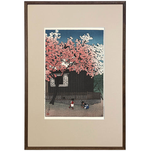 Hasui Kawase, "Spring in Mount Atago"
