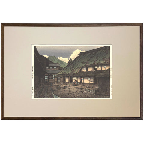 Hasui Kawase, "Namari Spa, Iwate"