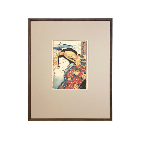 Hirosada Konishi "The Actor Arashi Rikan as Miyagino"