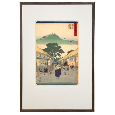 Utagawa (Ando) Hiroshige, "Station 20: Mariko"