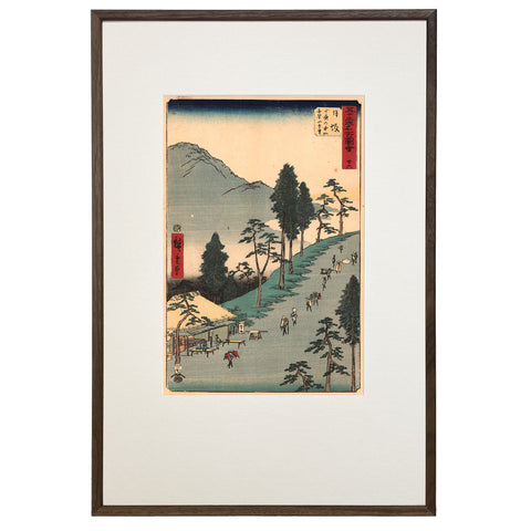 Utagawa (Ando) Hiroshige, "Station 25: Nissaka"