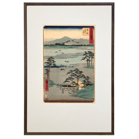Utagawa (Ando) Hiroshige, "Station 28: Mitsuke"