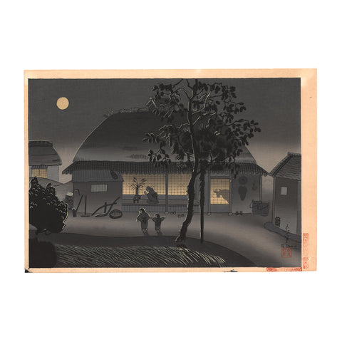 Ohno Bakufu "Autumn Evening, Full Moon"